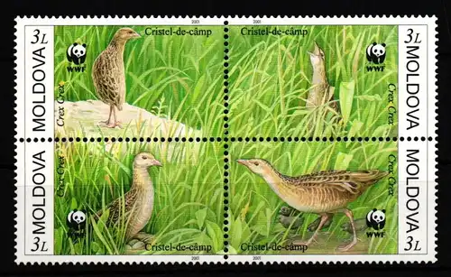 Südgeorgien 379-382 postfrisch Viererblock / Vögel #IH387