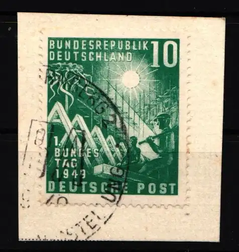 BRD Bund 111 gestempelt auf Papier #IA712