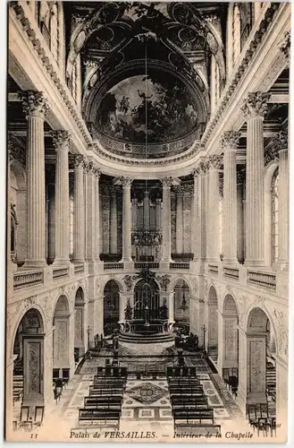 AK Palais de Versailles Intérieur de la Chapelle #PM677