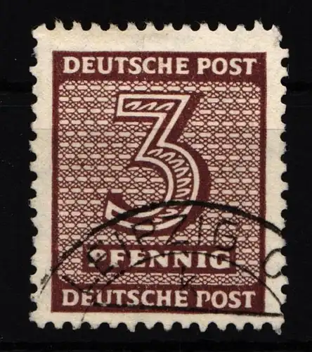 SBZ 126 PF I gestempelt offenes P in Post #ID634