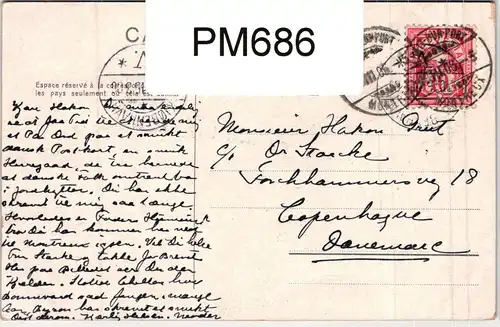 AK Château de Chillion Souterrain oú fût enfermé Bonivard 1906 #PM686