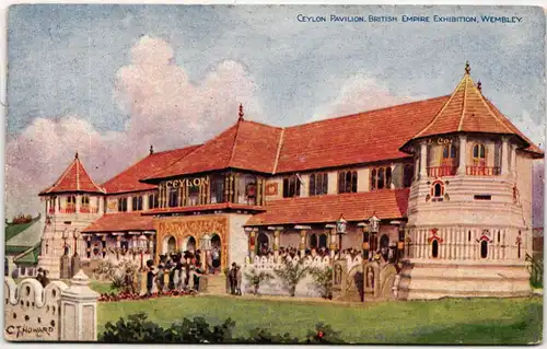 AK Großbritannien Ceylon Pavilion, Brtish Empire Exhibition, Wembley #PN134