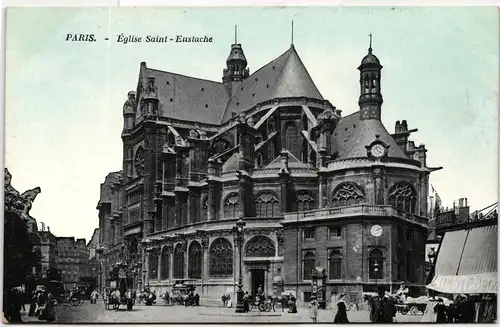 AK Paris Église Saint - Eustache #PM703