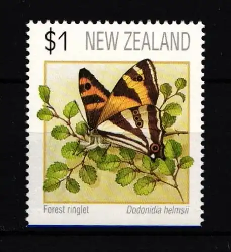 Neuseeland 1208 IIID postfrisch Schmetterlinge #IJ444