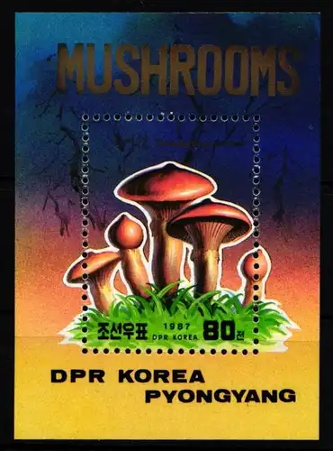 Korea Block 223 postfrisch Pilze #HR883