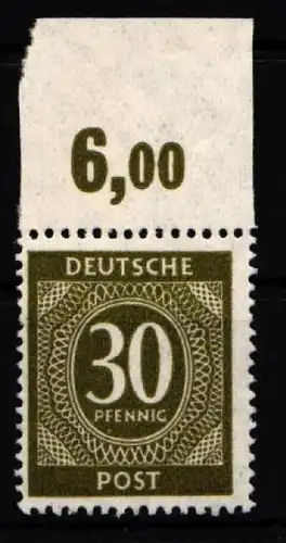 Alliierte Besetzung 928 a P OR ndgz postfrisch #ID797