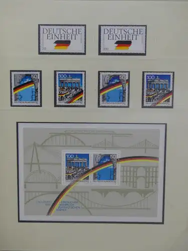 BRD Bund Sammlung ab 1987 meist dual gesammelt #LW957