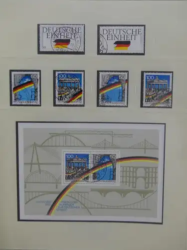 BRD Bund Sammlung ab 1987 meist dual gesammelt #LW957