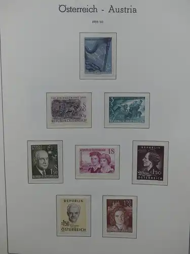 Österreich Sammlung meist postfrisch mit vielen guten Ausgaben ab 1945 #LW909