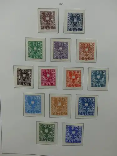 Österreich Sammlung meist postfrisch mit vielen guten Ausgaben ab 1945 #LW909