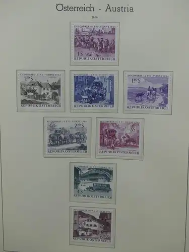 Österreich Sammlung meist postfrisch mit vielen guten Ausgaben ab 1945 #LW909