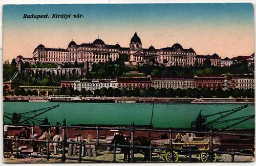 AK Budapest Királyi vár Feldpost 1916 #PN059