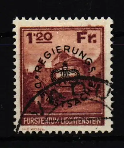 Liechtenstein Dienstmarken 10 gestempelt #IG079