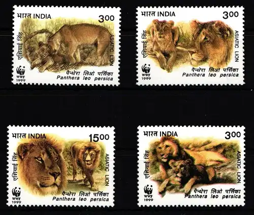 Indien 1704-1707 postfrisch Wildtiere #IH453