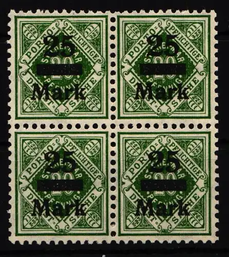 Württemberg Dienst 163 postfrisch 4er Block #IK392