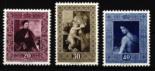 Liechtenstein 306-308 postfrisch #IG141