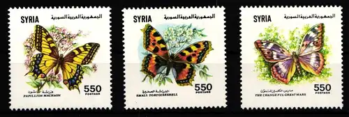 Syrien 1821-1823 postfrisch Schmetterling #IH068