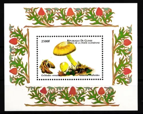 Guinea Block 607 postfrisch Pilze #HR973