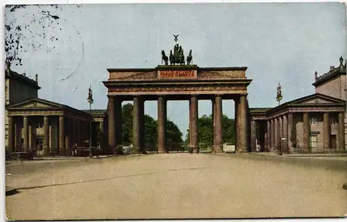 AK Berlin Brandenburger Tor 1914 #PN102