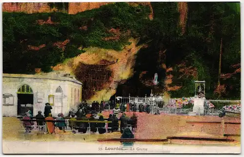 AK Lourdes La Grotte #PM631