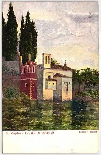 AK Italien S. Vigilio - Lago di Garda 1913 #PN117