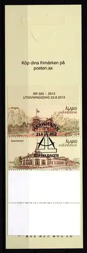 Aland 362-364 gestempelt Markenheft 20 mit Ersttagsstempel / Architektur #IH306
