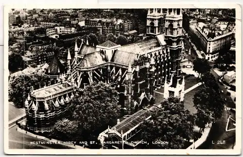 AK London Westminster Abbey, St. Margarets Church 1956 #PN159