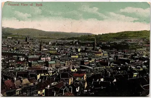 AK Bath General View of 1908 #PM587