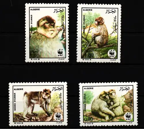 Algerien 972-975 postfrisch Affen #IH385