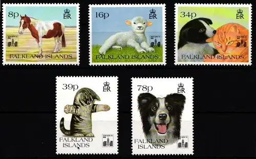 Falklandinseln 603-607 postfrisch Haustiere #IJ439