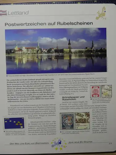 Themensammlung Der Weg zum Euro auf Briefmarken aus dem Post Abo #LW829