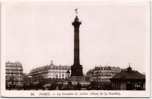 AK Paris La Clonne de Juillet (Place de la Bastille) #PM719