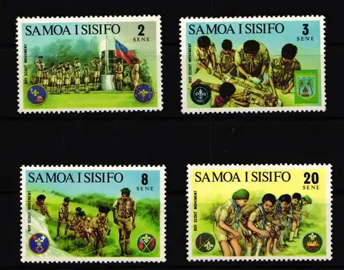 Samoa 276-279 postfrisch Pfadfinderbewegung #IJ708