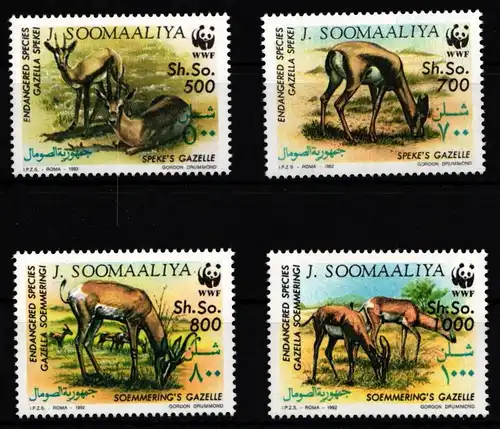 Somalia 444-447 postfrisch Wildtiere #IH356
