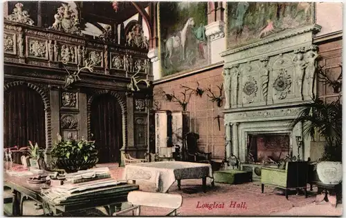 AK Großbritannien Longleat Hall 1907 #PM625