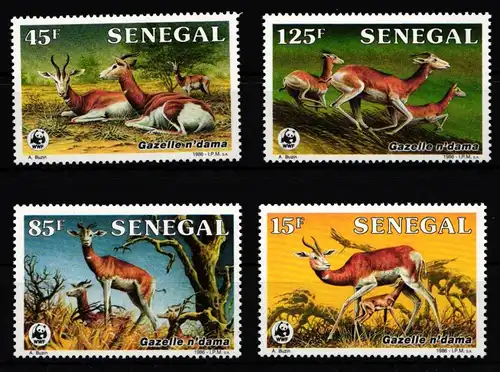 Senegal 875-878 postfrisch Wildtiere #IH459