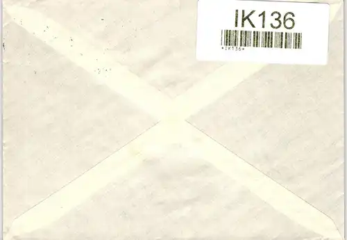 BRD 199 auf Brief als Einzelfrankatur portogerecht #IK136