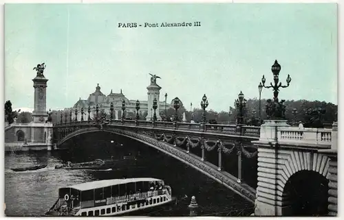 AK Paris Pont Alexandre III #PM657