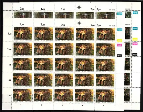 Südafrika 665-668 postfrisch Zusammendruckbögen / Kunst #IH229