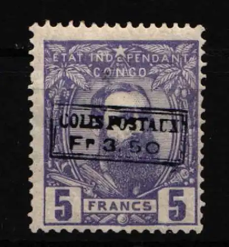 Belgisch-Kongo Paketmarken 3a mit Falz #IE767