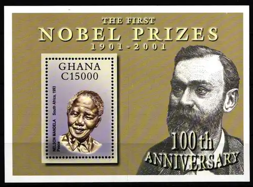 Ghana Block 426 postfrisch Nobelpreis #IH256