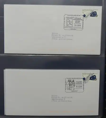 BRD Sammlung aktueller Erstagsbriefe aus 2018-2019 #LW823