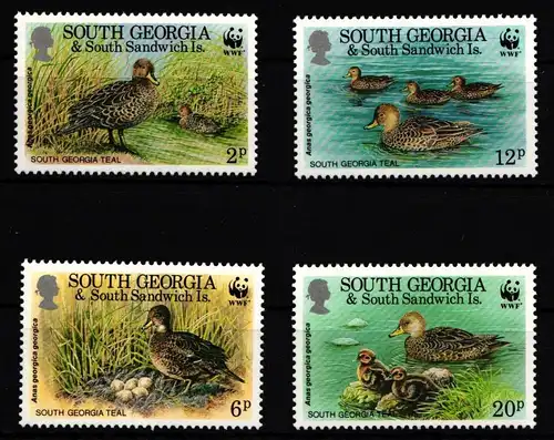 Süd-Georgien 203-206 postfrisch Vögel #IH354