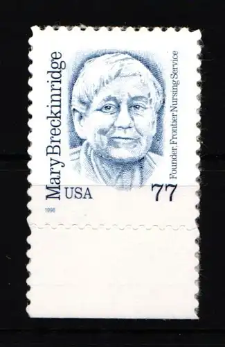 USA 3063 postfrisch selbstklebend Mary Breckinridge Krankenschwester #IB235