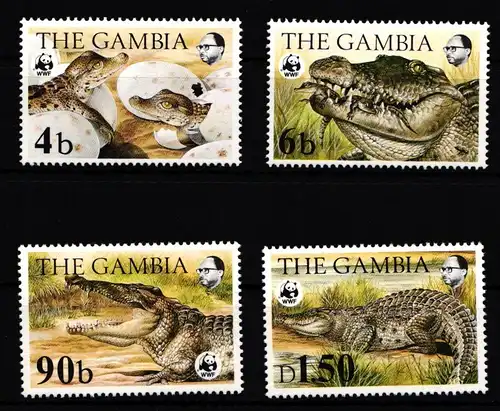 Gambia 517-520 postfrisch Wildtiere #IH470