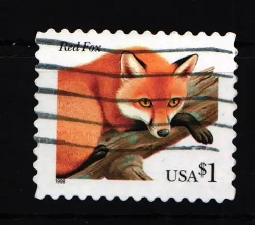 USA 3000BA gestempelt Tiere Fuchs #IB248