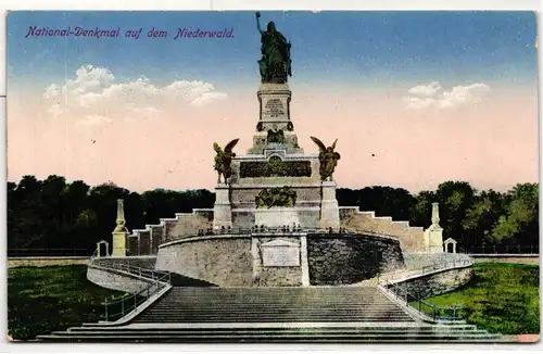 AK Rüdesheim am Rhein National-Denkmal auf dem Niederwald #PN067
