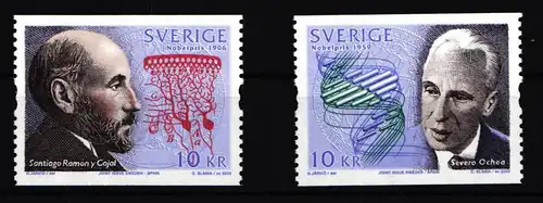 Schweden 2353-2354 postfrisch Nobelpreisträger #IJ813