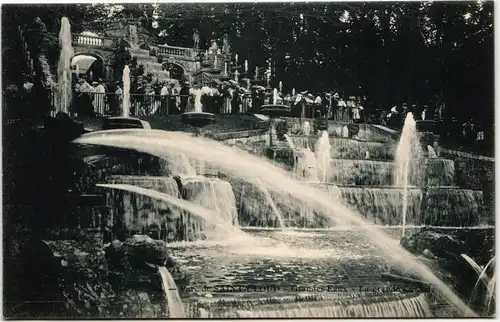 AK Pare de Saint-Cloud Grandes Eaux - La grande Cascade #PM675