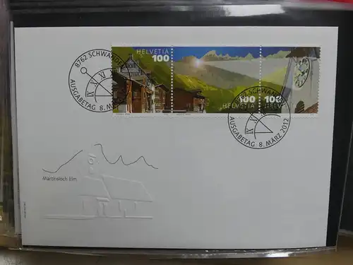 Schweiz Sammlung Erstagsbriefe FDC ab 2011 #LW877